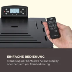 Energiewende Pelletofen 5/10 KW 5 Stufen Timer 18kg 250m³ Fernbedienung Schwarz -Klarstein Verkaufs 10034153 de 0003 logo