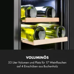Vinovilla 17 Built-In Duo Weinkühlschrank 53l 17 Fl. 2 Zonen Glastür -Klarstein Verkaufs 10034154 de 0005 logo