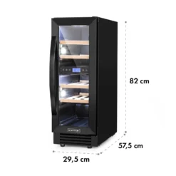 Vinovilla 17 Built-In Duo Weinkühlschrank 53l 17 Fl. 2 Zonen Glastür -Klarstein Verkaufs 10034154 yy 0008 logo