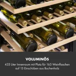 Vinovilla Grande 165 Built-in Uno Onyx Weinkühlschrank 433 Ltr 165 Fl. -Klarstein Verkaufs 10034156 de 0005 logo