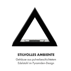 Phantasma Gizeh Ethanol-Kamin Rauchfrei Edelstahl-Brenner 600ml 4h -Klarstein Verkaufs 10034159 de 0007 logo