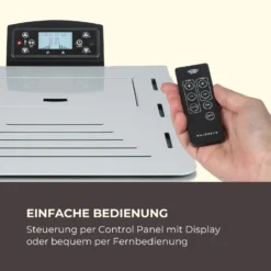 Energiewende Pelletofen 5/10 KW 5 Stufen Timer 18kg 250m³ Fernbedienung Grau -Klarstein Verkaufs 10034181 de 0003 logo