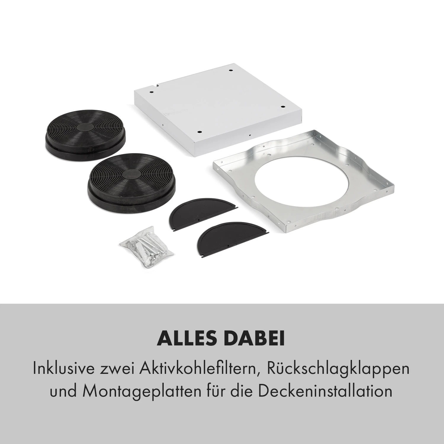 Tron Ambience Inselabzugshaube Ø38cm Umluft 540m³/h LED schwarz Tron Ambience Inselabzugshaube Ø38cm Umluft 540m³/h LED Schwarz -Klarstein Verkaufs 10034213 de 0009 logo