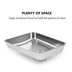 Kraftprotz Elektrischer Fleischwolf 700 W Kupfermotor Edelstahl -Klarstein Verkaufs 10034215 yy 0007 logo Klarstein Kraftprotz elektrischer Fleischwolf weiss