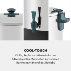 KonfiStar 40 Digital Einkocher Getränkespender 2500W 40L 100°C 180min -Klarstein Verkaufs 10034239 de 0005 logo