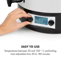 KonfiStar 60 Digital Einkocher Getränkespender 2500W 60L 100°C 180min -Klarstein Verkaufs 10034241 yy 0004 logo Digital Food Preserver 60L