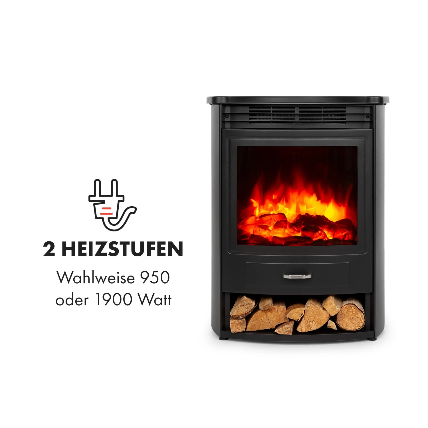 Bormio S Elektrischer Kamin 950/1900W Thermostat Wochentimer Bormio S Elektrischer Kamin 950/1900W Thermostat Wochentimer -Klarstein Verkaufs 10034249 de 0004 logo