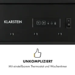 Bormio S Elektrischer Kamin 950/1900W Thermostat Wochentimer 5 Bormio S Elektrischer Kamin 950/1900W Thermostat Wochentimer -Klarstein Verkaufs 10034249 de 0006 logo