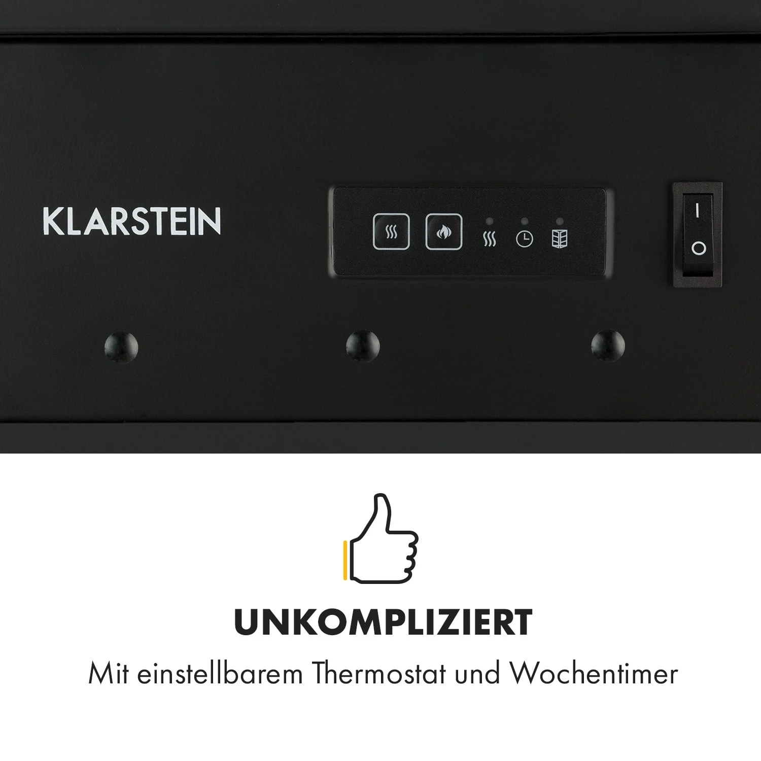 Bormio S Elektrischer Kamin 950/1900W Thermostat Wochentimer Bormio S Elektrischer Kamin 950/1900W Thermostat Wochentimer -Klarstein Verkaufs 10034249 de 0006 logo