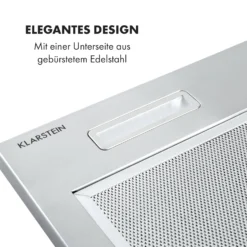 Simplica Dunstabzugshaube Einbau 70cm Abluft: 400 M³/h LED Edelstahl -Klarstein Verkaufs 10034256 de 0007 logo