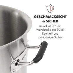 Brauheld Pur 25 Maischekessel 25 Liter Ohne Heizelement Edelstahl -Klarstein Verkaufs 10034266 de 0006 logo