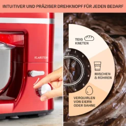 Bella Elegance Küchenmaschine 2000 W 2,7 PS 5,2 Ltr Edelstahl BPA-frei -Klarstein Verkaufs 10034364 de 0004 usp