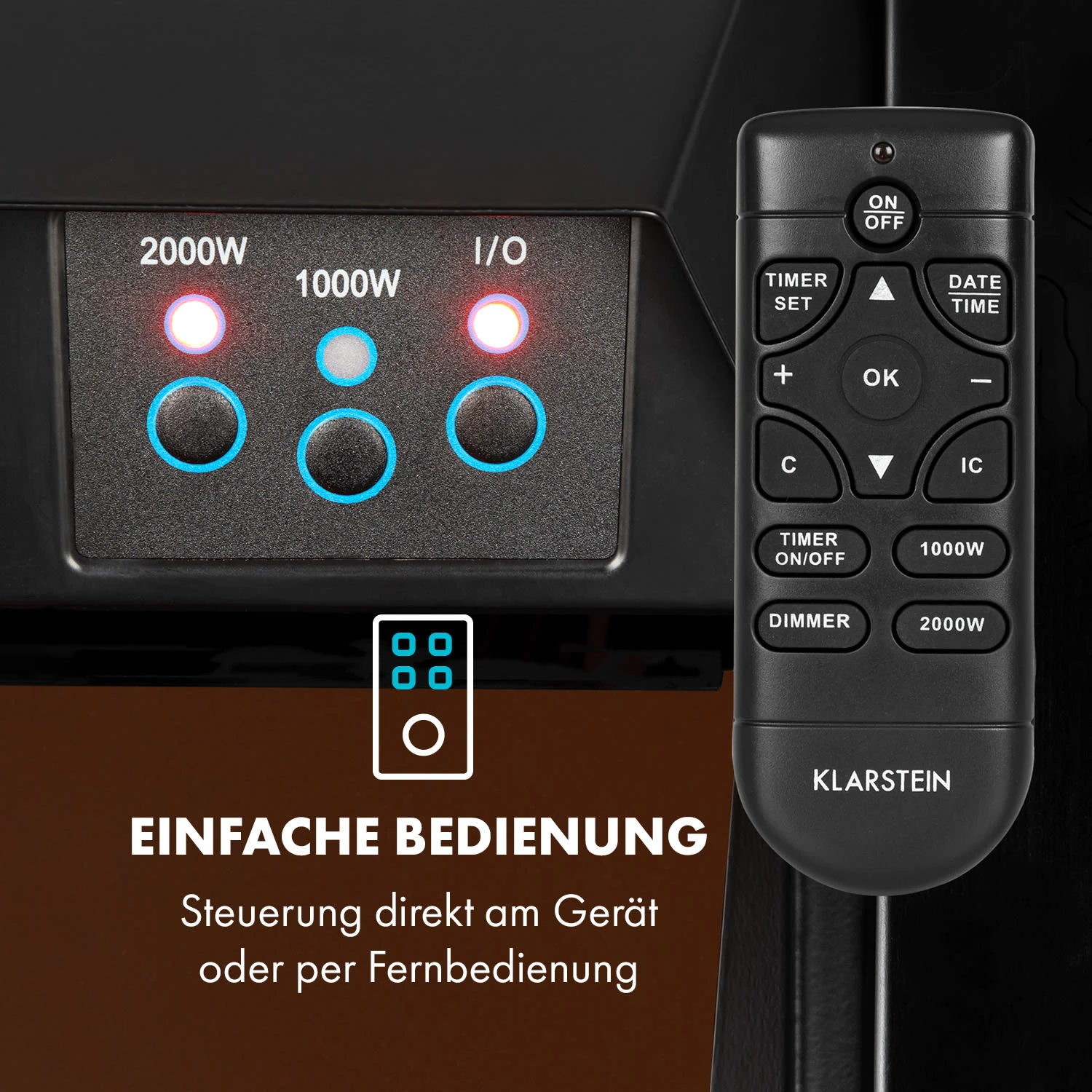 Verbier Elektrischer Kamin Elektrokamin 1000 / 2000 W LED-InstaFire Thermostat Timer Überhitzungsschutz Verbier Elektrischer Kamin Elektrokamin 1000 / 2000 W LED-InstaFire Thermostat Timer Überhitzungsschutz -Klarstein Verkaufs 10034396 de 0003 logo
