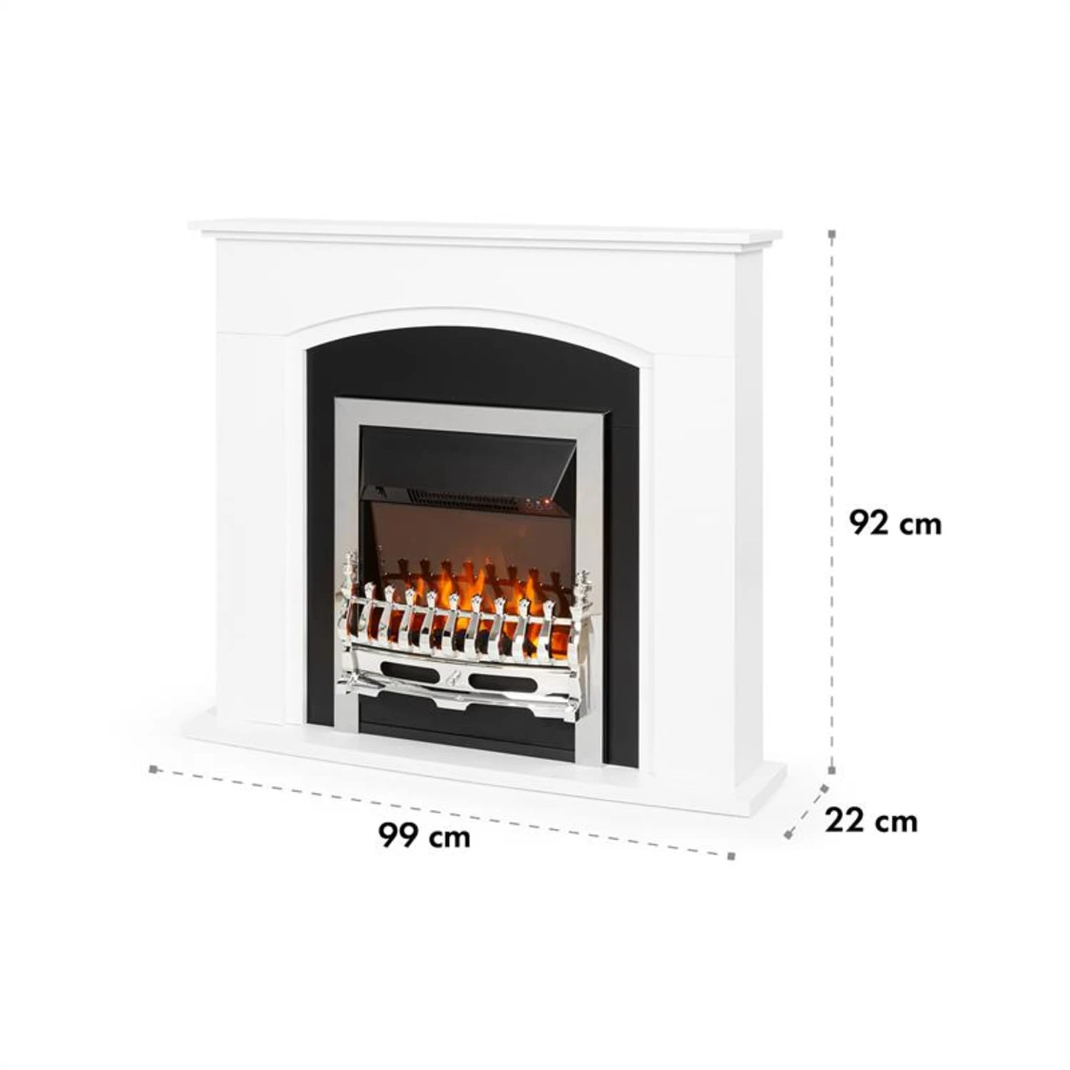 Verbier Elektrischer Kamin Elektrokamin 1000 / 2000 W LED-InstaFire Thermostat Timer Überhitzungsschutz Verbier Elektrischer Kamin Elektrokamin 1000 / 2000 W LED-InstaFire Thermostat Timer Überhitzungsschutz -Klarstein Verkaufs 10034396 yy 0008 logo Klarstein Verbier Elektrischer Kamin weiss reedit