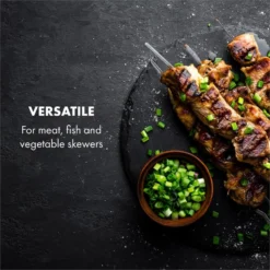 AeroVital Cube Chef Heißluftfritteuse Spießrost Zubehör Edelstahl -Klarstein Verkaufs 10034409 yy 0004 logo Klarstein AeroVital Cube Chef Spiessrost