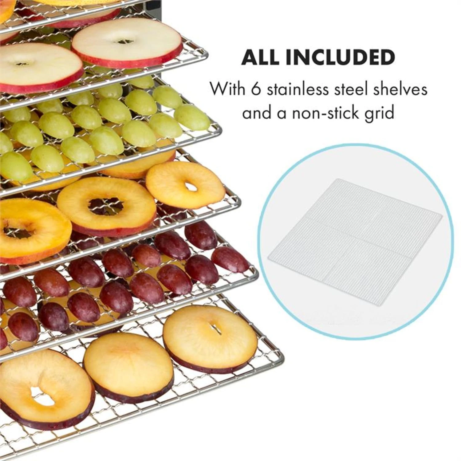 Flavour Dry Dörrautomat Temperatur: 35 - 75 °C digitaler Thermostat Flavour Dry Dörrautomat Temperatur: 35 - 75 °C Digitaler Thermostat -Klarstein Verkaufs 10034423 yy 0005 logo Klarstein Flavour Dry Doerrautomat schwarz