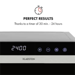 Flavour Dry Dörrautomat Temperatur: 35 - 75 °C Digitaler Thermostat 5 Flavour Dry Dörrautomat Temperatur: 35 - 75 °C Digitaler Thermostat -Klarstein Verkaufs 10034423 yy 0006 logo Klarstein Flavour Dry Doerrautomat schwarz
