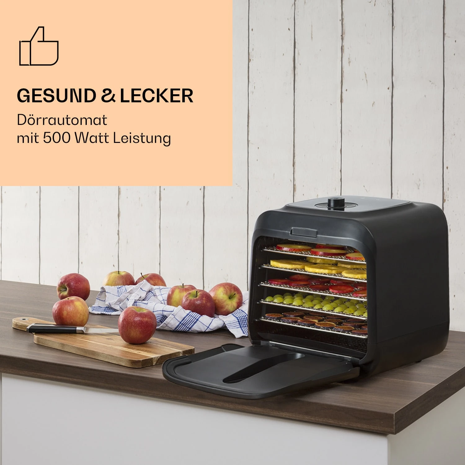 Florida Jerky Dörrautomat Infrarot 500W 4 Programme 35 bis 75 °C Florida Jerky Dörrautomat Infrarot 500W 4 Programme 35 Bis 75 °C -Klarstein Verkaufs 10034430 de 0002 logo