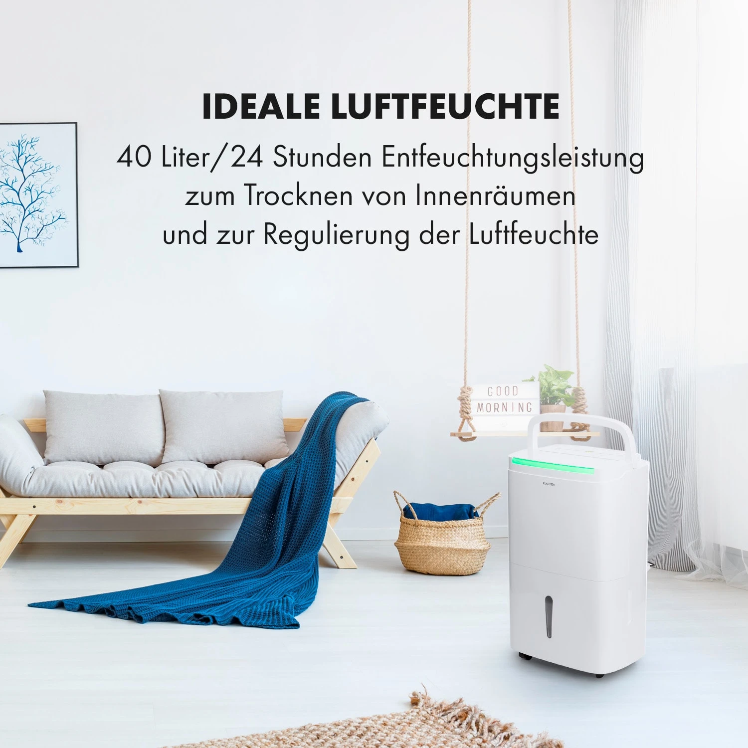 DryFy Connect 40 Luftentfeuchter WiFi Kompression 40l/d 35-45m² DryFy Connect 40 Luftentfeuchter WiFi Kompression 40l/d 35-45m² -Klarstein Verkaufs 10034434 de 0002 logo