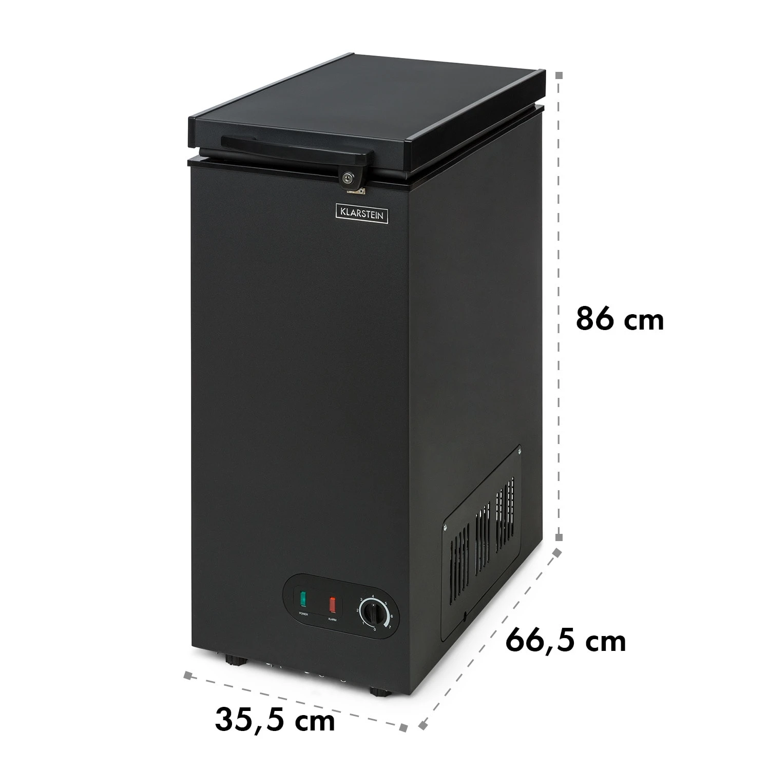 Iceblokk 50 Gefriertruhe freistehend 51 L Korb abschließbar Iceblokk 50 Gefriertruhe Freistehend 51 L Korb Abschließbar -Klarstein Verkaufs 10034436 yy 0009 logo