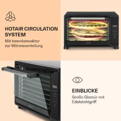 Mega Jerky Dörrautomat 650W 35-80°C LC-Touch-Display Timer 8 Ebenen -Klarstein Verkaufs 10034439 de 0005 logo