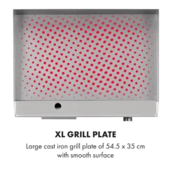 Grillmeile 3000G Elektrogrill 3000W Grillplatte 54,5x35cm Glatt -Klarstein Verkaufs 10034447 yy 0004 logo Klarstein Grillmeile 3000G Pro Elektrogrill glatt