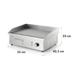 Grillmeile 3000G Elektrogrill 3000W Grillplatte 54,5x35cm Glatt -Klarstein Verkaufs 10034447 yy 0009 logo Klarstein Grillmeile 3000G Pro Elektrogrill glatt