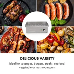 Grillmeile 3000R Elektrogrill 3000W Platte 54,5x35cm Geriffelt -Klarstein Verkaufs 10034449 yy 0005 logo Klarstein Grillmeile 3000R Pro Grill geriffelt