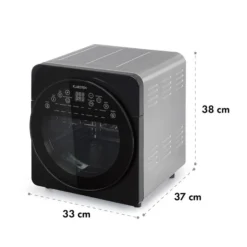 AeroVital Easy Touch Heißluftfritteuse 1700W 14l Timer 16 Programme Metallic / Schwarz 6 AeroVital Easy Touch Heißluftfritteuse 1700W 14l Timer 16 Programme Metallic / Schwarz -Klarstein Verkaufs 10034451 yy 0008 logo Klarstein AeroVital easy touch Heissluftfritteuse