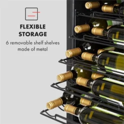 Vinomatica 36 Uno Weinkühlschrank 95l Touch-Bedienfeld 85W 4-18 °C -Klarstein Verkaufs 10034466 yy 0005 logo Klarstein Vinomatica Weinkuehlschrank 95l schwarz