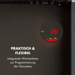 Studio 1 Elektrischer Kamin 1000/2000W LED 10-30 °C Wochentimer -Klarstein Verkaufs 10034486 de 0005 logo