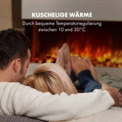 Studio 1 Elektrischer Kamin 1000/2000W LED 10-30 °C Wochentimer -Klarstein Verkaufs 10034486 de 0007 logo