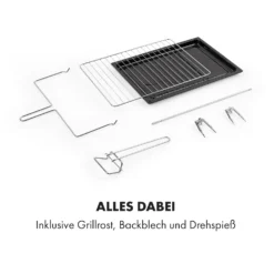 Masterchef 45 Mini-Backofen 45l 2000W 100-230 °C Timer Silber -Klarstein Verkaufs 10034497 de 0008 logo