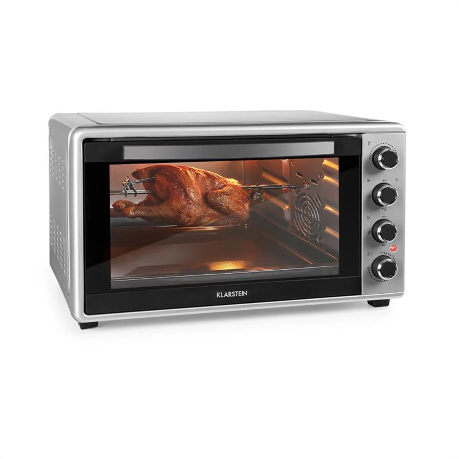 Masterchef 60 Mini-Backofen 60l 2000W 100-230 °C Timer Silber -Klarstein Verkaufs 10034499 yy 0001 titel Klarstein Masterchef 60 Mini Backofen 60l silber