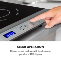 Cucinata Induktionskochfeld 3100W 10 Leistungsstufen 200-1300W -Klarstein Verkaufs 10034503 yy 0005 logo Klarstein Cucinata Induktionskochfeld 3100 W