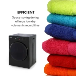 Jet Set Mini-Wäschetrockner Ablufttrockner 1020W EEK C 3kg 50cm 4 Jet Set Mini-Wäschetrockner Ablufttrockner 1020W EEK C 3kg 50cm -Klarstein Verkaufs 10034512 yy 0005 logo Klarstein Jet Set Waeschetrockner schwarz