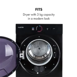 Jet Set Mini-Wäschetrockner Ablufttrockner 1020W EEK C 3kg 50cm 5 Jet Set Mini-Wäschetrockner Ablufttrockner 1020W EEK C 3kg 50cm -Klarstein Verkaufs 10034512 yy 0006 logo Klarstein Jet Set Waeschetrockner schwarz