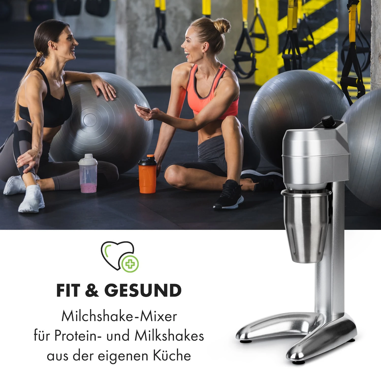 Kraftprotz Milchshake-Mixer Proteinshake 300W stufenlos Edelstahl Kraftprotz Milchshake-Mixer Proteinshake 300W Stufenlos Edelstahl -Klarstein Verkaufs 10034518 de 0002 logo