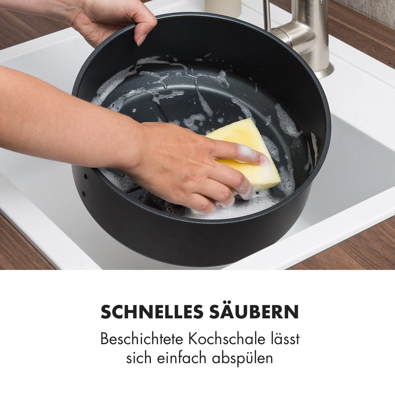 VitAir Pommesmaster Heißluftfritteuse 360° 1400W 50-240°C Timer VitAir Pommesmaster Heißluftfritteuse 360° 1400W 50-240°C Timer -Klarstein Verkaufs 10034529 de 0009 logo