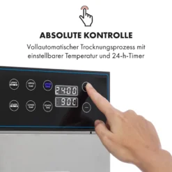 Master Jerky 300 Dörrautomat 2000W 40-90 °C 24h-Timer Edelstahl Silber -Klarstein Verkaufs 10034544 de 0003 logo