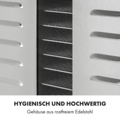 Master Jerky 300 Dörrautomat 2000W 40-90 °C 24h-Timer Edelstahl Silber -Klarstein Verkaufs 10034544 de 0007 logo