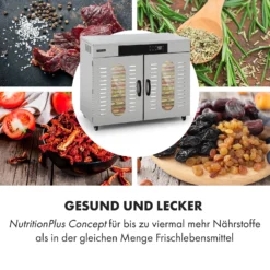Master Jerky 500 Dörrautomat 3000W 40-90 °C 24h-Timer Edelstahl Silber -Klarstein Verkaufs 10034545 de 0005 logo