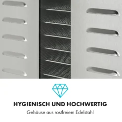 Master Jerky 550 Dörrautomat 2400W 40-90 °C 24h-Timer Edelstahl Silber -Klarstein Verkaufs 10034546 de 0007 logo