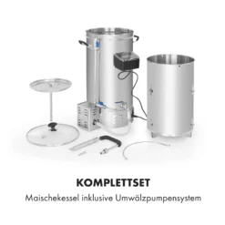 Brauheld Pro Maischekessel 2500W 30L 30-100°C Umwälzpumpe Edelstahl -Klarstein Verkaufs 10034586 de 0006 logo