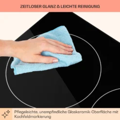 EasyCook Domino Keramikkochfeld 3000W Drehregler Schwarz -Klarstein Verkaufs 10034603 de 0008 usp