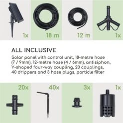 Greenkeeper Solar Bewässerungssystem Solarpanel 1.500 MAh 40 Pflanzen -Klarstein Verkaufs 10034626 yy 0009 logo Blumfeldt Greenkeeper Solar Bewaesserungssystem