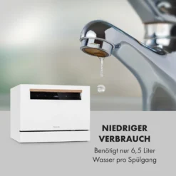 Lagoona Geschirrspülmaschine 1380W 6,5L 6 Gedecke Touch -Klarstein Verkaufs 10034631 de 0007 logo