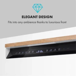 Lagoona Geschirrspülmaschine 1380W 6,5L 6 Gedecke Touch -Klarstein Verkaufs 10034631 yy 0010 logo Klarstein Lagoona Geschirrspuelmaschine weiss