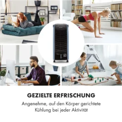 Maxfresh Ocean Ventilator Luftkühler 6L 65W Fernbedienung 2x Eispack -Klarstein Verkaufs 10034640 de 0003 logo