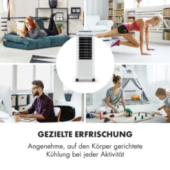 Windspiel 3-in-1 Luftkühler 100 W 312 M³/h 8 Ltr Mobil Fernbedienung -Klarstein Verkaufs 10034654 de 0003 logo